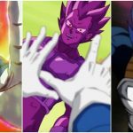 Anime-Dragon-Ball-Super-Vegeta-SS-God-Copy-Vegeta-SS-Blue-Trio