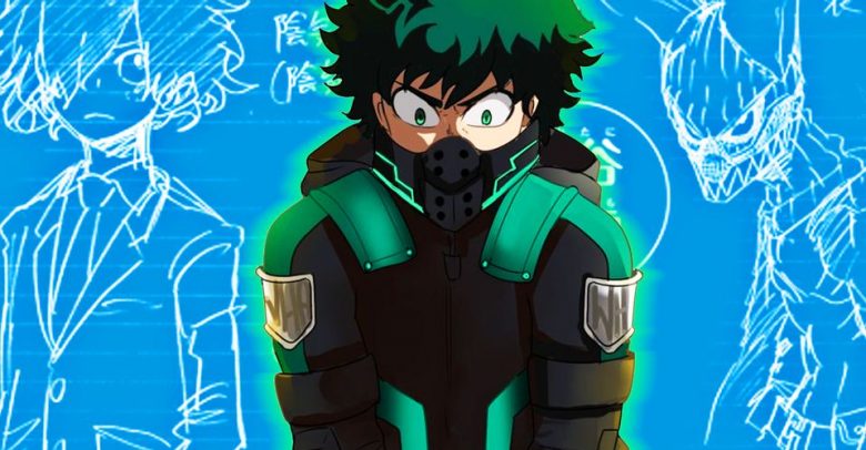 My Hero Academy: o protótipo de Deku era MUITO parecido com o Batman