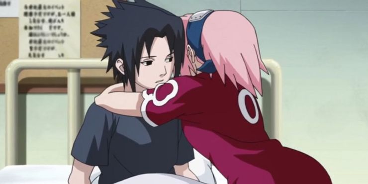 Naruto Clássico - Sasuke fica com ciúmes da sakura #anime