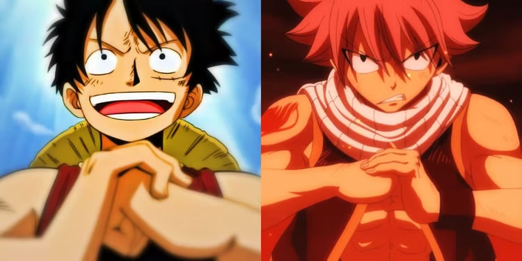 Fairy-Tails-Natsu-and-One-Pieces-Luffy-Cracking-Knuckles