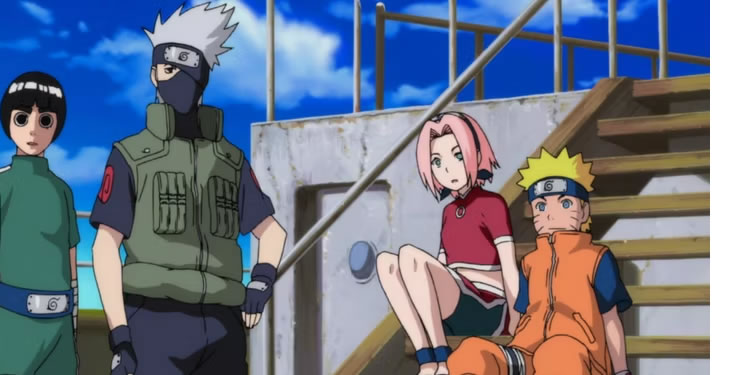 Naruto-Sakura-Rock-Lee-and-Kakashi